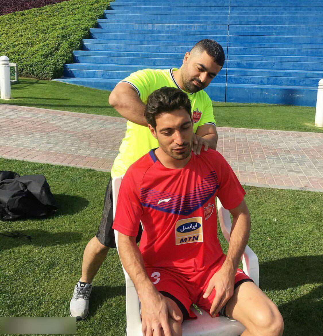 عکس| شجاع همچنان درگیر مصدومیت عکس| شجاع همچنان درگیر مصدومیت