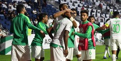 صعود عربستان به مرحله یک شانزدهم با غلبه بر لبنان