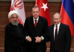 پوتین، روحانی و اردوغان درباره مسائل سوریه دیدار می‌کنند
