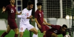 پیروزی تیم 10 نفره امید ایران مقابل قطر