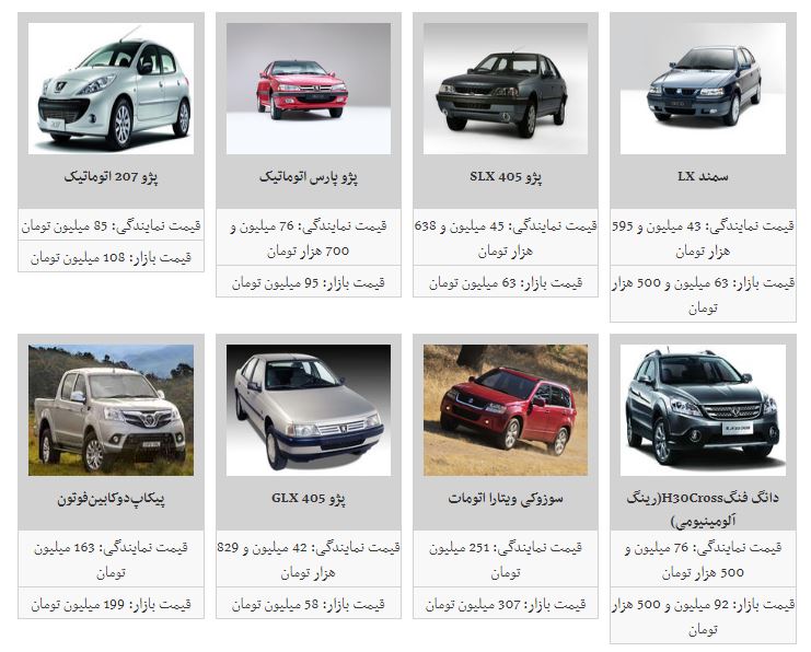 دنا و 206 گران شدند/ سایپا ثابت در قیمت ها