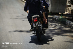 مرگ دلخراش موتورسوار در خیابان جمهوری + عکس