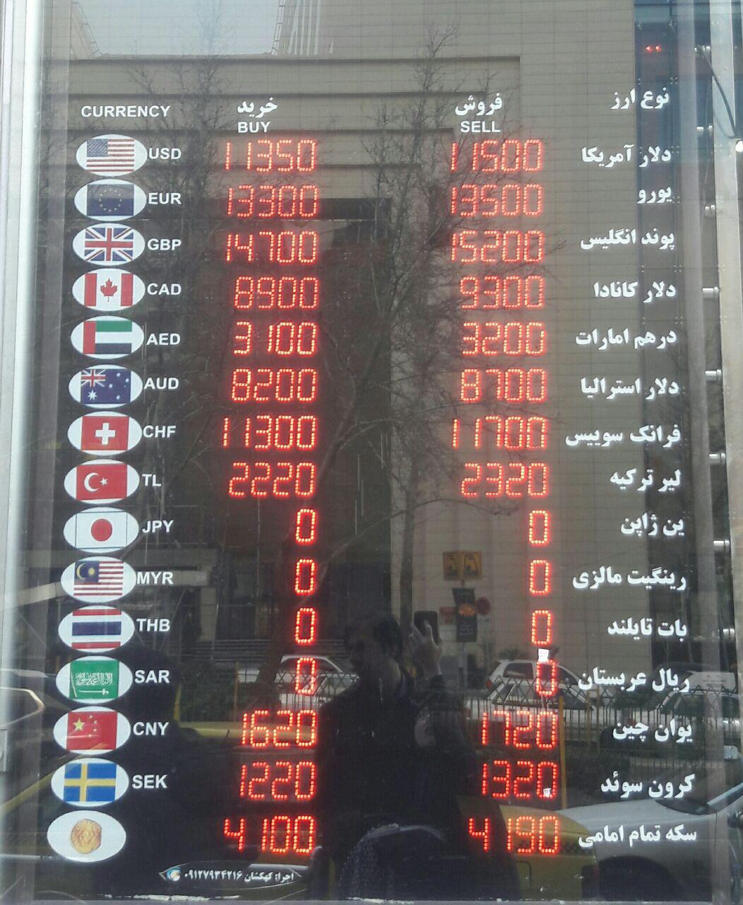 کاهش نرخ دلار در سومین روز از هفته/ یورو ۱۳ هزار و ۵۰۰ تومان شد