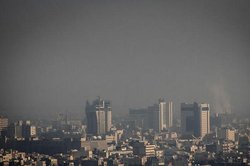 هوا تهران برای گروه های حساس آلوده است