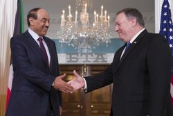 گفت‌وگوی پمپئو با وزیر خارجه کویت و عادل الجبیر درباره ایران