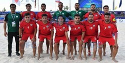 تیم ملی فوتبال ساحلی افغانستان مغلوب فلسطین شد