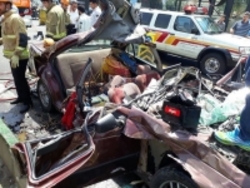 تصادف مرگبار در بزرگراه یاسینی +عکس