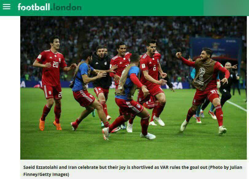 توهین بی بی سی به ملی پوشان فوتبال ایران + عکس توهین بی بی سی به ملی پوشان فوتبال ایران + عکس