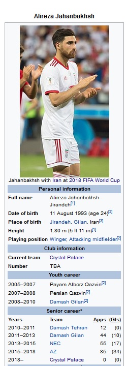 علیرضا جهانبخش به کریستال پالاس پیوست علیرضا جهانبخش به کریستال پالاس پیوست