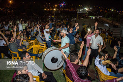 صدای شادی مردم پس از بازی ایران و پرتغال پایتخت را لرزاند