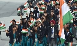 هندی‌ها با 524 ورزشکار در جاکارتا  یک دوومیدانی کار پرچمدار کاروان  شد