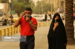 هوای خوزستان و بوشهر غبارآلود می‌شود