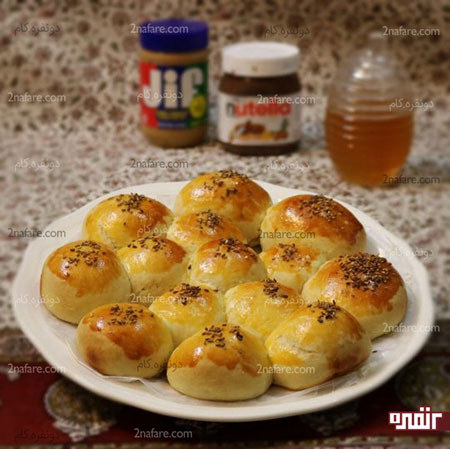 طرز تهیه نان کندو عسل طرز تهیه نان کندو عسل