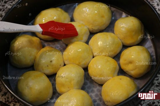 طرز تهیه نان کندو عسل طرز تهیه نان کندو عسل
