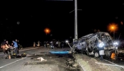 ۱۹ کشته درپی واژگونی کامیون حامل مهاجران در ترکیه