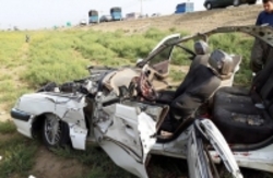 تصادف مرگبار با 4 کشته در جاده میاندوآب به بوکان