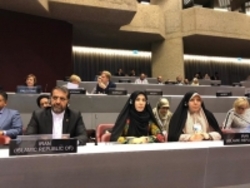 پاسخ فاطمه حسینی به ادعای امارات در اجلاس بین‌المجالس جهانی