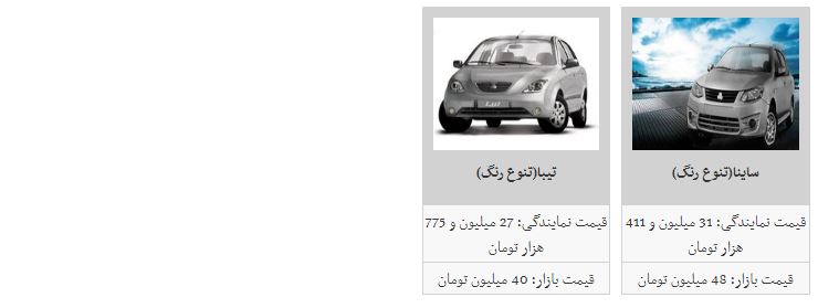 آخرین قیمت روز خودروهای داخلی در بازار +جدول آخرین قیمت روز خودروهای داخلی در بازار +جدول