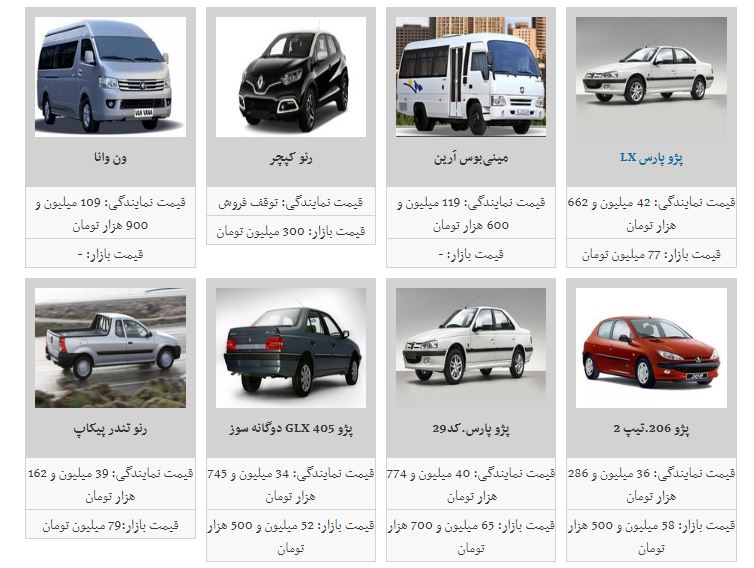 قیمت خودرو کاهش یافت قیمت خودرو کاهش یافت