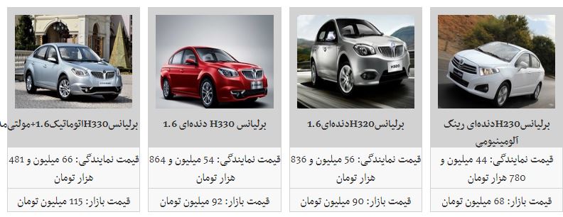برلیانس کراس اتوماتیک چند؟ برلیانس کراس اتوماتیک چند؟