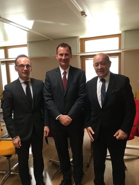 گفتوگوی وزیران امور خارجه انگلیس، آلمان و فرانسه درباره ایران گفتوگوی وزیران امور خارجه انگلیس، آلمان و فرانسه درباره ایران