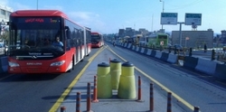 ایستگاه خط  اتوبوس تندرو راه آهن- تجریش به خیابان معینی انتقال یافت