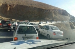 ترافیک سنگین در مقاطعی از محور هراز