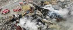 ۲ کشته و ۵۷ زخمی در پی انفجاری در کارخانه‌ چینی