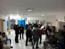 پذیرش و مداوای مصدومان زلزله در بیمارستان‌های تأمین اجتماعی کرمانشاه