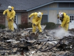 خطر سیل و رانش زمین در مناطق سوخته کالیفرنیا