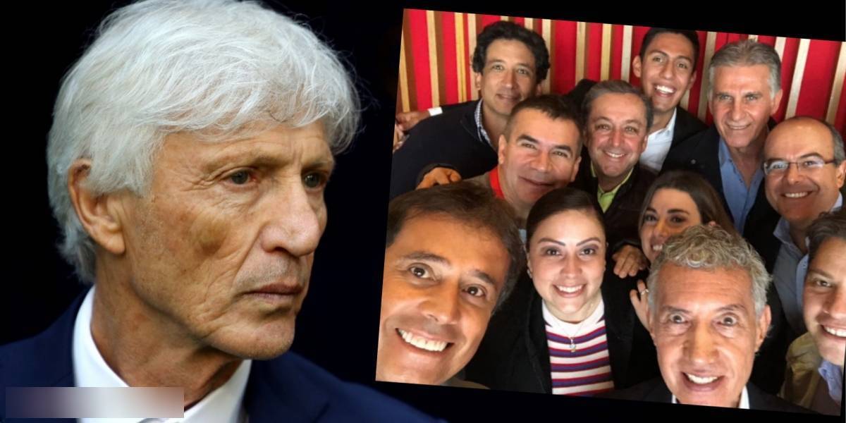 عکس پرحاشیه خبرنگاران کلمبیایی کنار کی‌روش