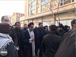 حضور وزیر اطلاعات در مراسم تشییع پیکر سردار سلیمانی و شهدای مقاومت