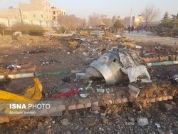 اظهارات دادستان تهران در محل سقوط هواپیمای مسافربری