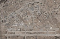 انتشار تصاویر ماهواره‌ای از حمله موشکی سپاه به پایگاه عین‌الاسد