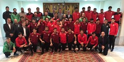 اعضای تیم المپیک میهمان سفارت ایران در دوحه