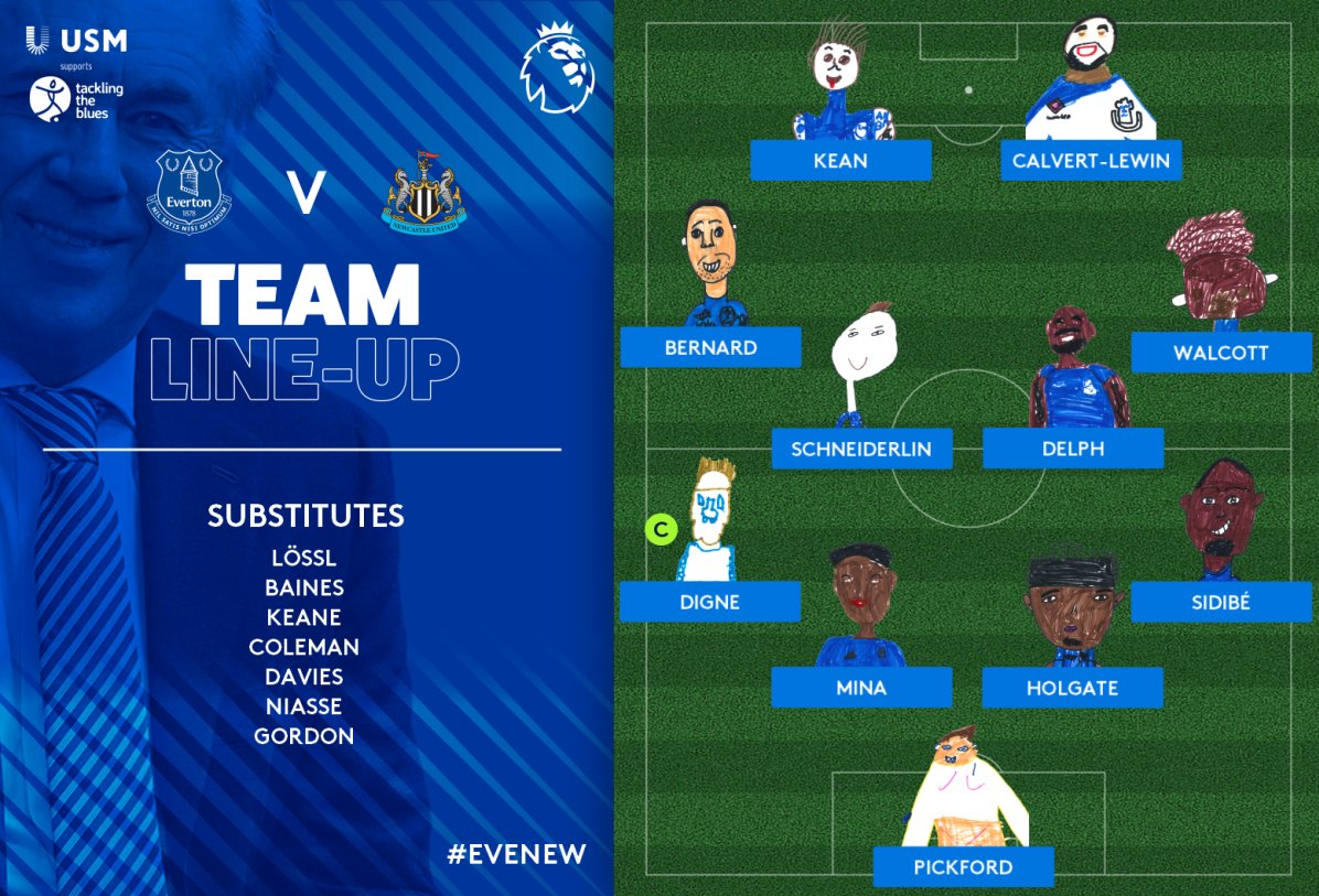 اقدام جالب باشگاه اورتون در معرفی ترکیب با استفاده از نقاشی کودکان اقدام جالب باشگاه اورتون در معرفی ترکیب با استفاده از نقاشی کودکان