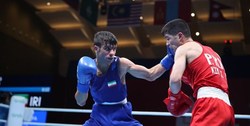 بوکس انتخابی المپیک| پیروزی آسان احمدی صفا برای بوکسور عراقی
