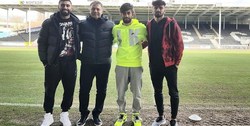 اسکوچیچ با سه بازیکن ایرانی شارلروای بلژیک دیدار کرد