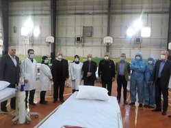 بازدید نمایندگان سازمان جهانی بهداشت از استراحتگاه های بیمارستانی کرونا در ایران