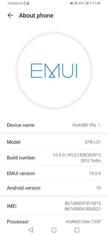 انتشار آپدیت EMUI 10 برای Huawei Y9s و Huawei Y9 Prime 2019 انتشار آپدیت EMUI 10 برای Huawei Y9s و Huawei Y9 Prime 2019