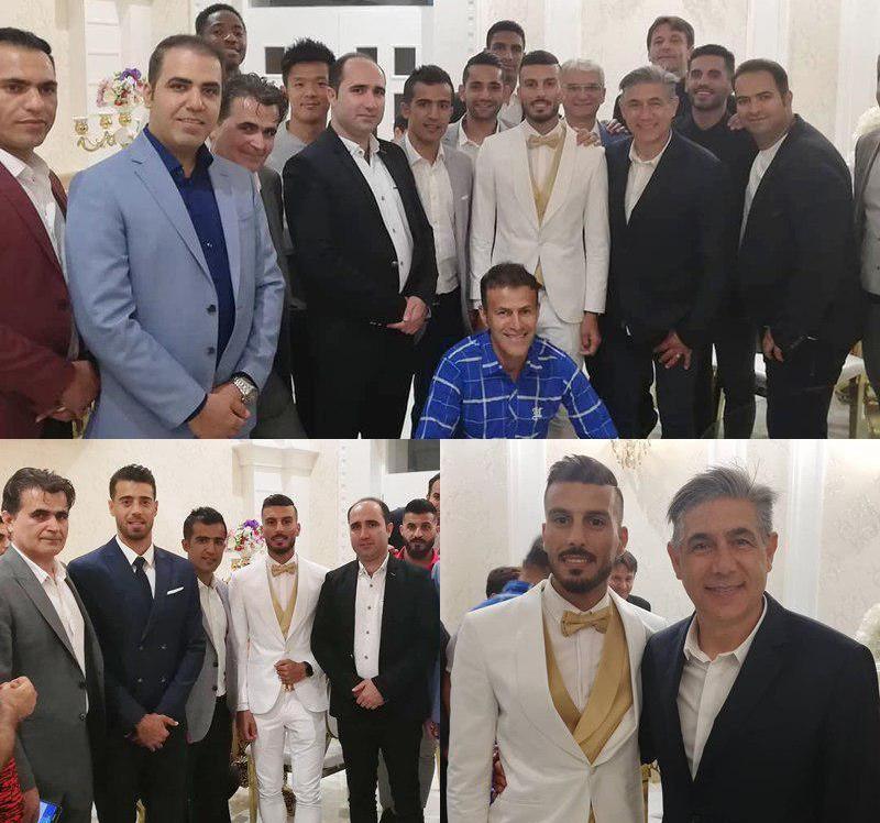 افشین قطبی مهمان ویژه عروسی مدافع فولاد+عکس افشین قطبی مهمان ویژه عروسی مدافع فولاد+عکس