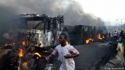 انفجار تانکر سوخت در نیجر ۵۵ قربانی گرفت