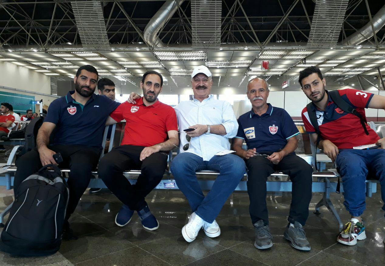 ستاره سینما با پرسپولیسی ها به جم رفت و برگشت+عکس ستاره سینما با پرسپولیسی ها به جم رفت و برگشت+عکس