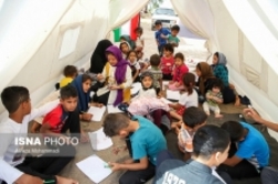 استفاده از اردوگاه‌های اسکان برای استمرار تحصیل دانش‌آموزان سیل‌زده