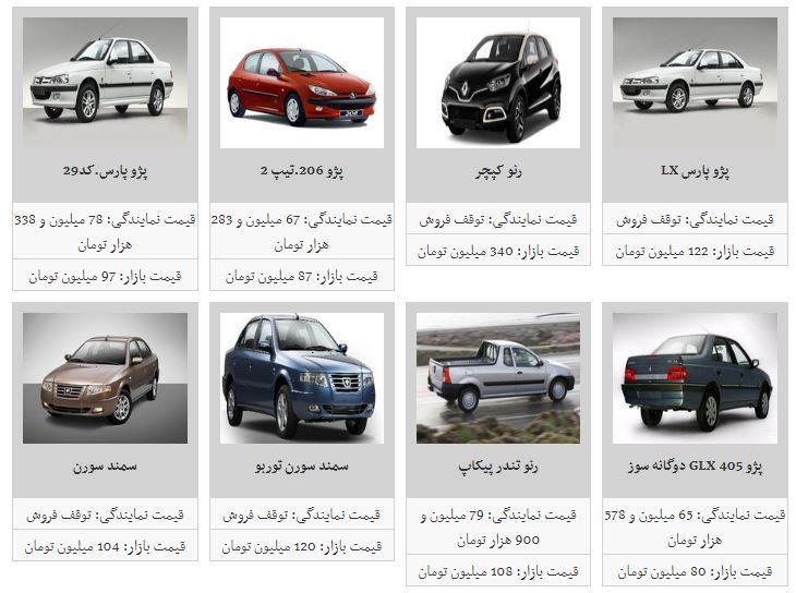 ثبات در بازار خودرو/ قیمت ها ثابت ماند + جدول ثبات در بازار خودرو/ قیمت ها ثابت ماند + جدول