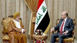 بیانیه دفتر ریاست جمهوری عراق درباره دیدار برهم صالح با بن علوی