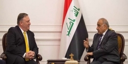نخست‌وزیر عراق از پمپئو درباره ایران درخواست کرد