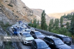 ترافیک سنگین در کرج - چالوس