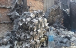 یک کارگاه لوسترسازی در بازار تهران آتش گرفت +عکس