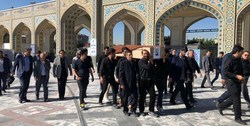 پیکر بانوی کماندار ایران تشییع و به خاک سپرده شد